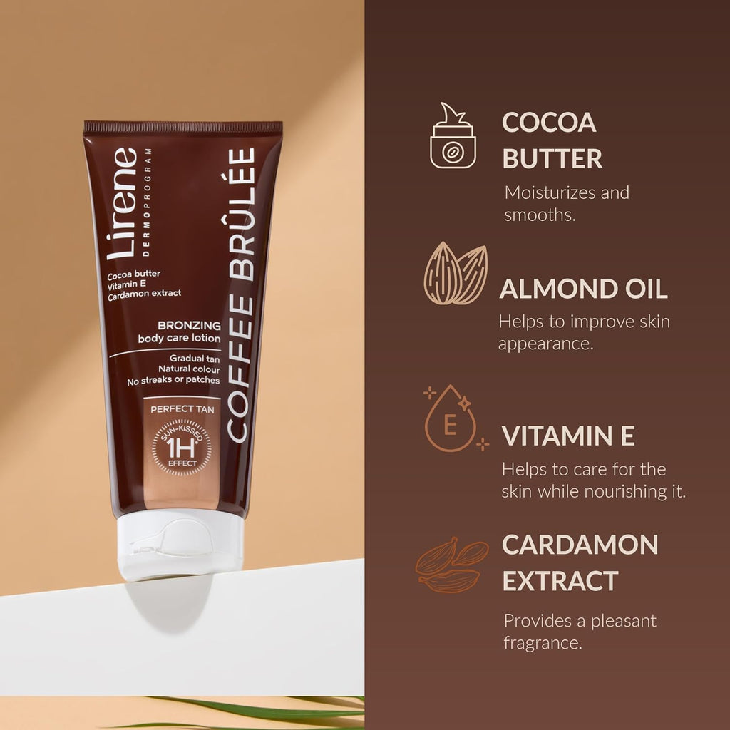 Lirene PERFECT TAN Bronzing body balm COFFEE BRÛLÉE 200 ml