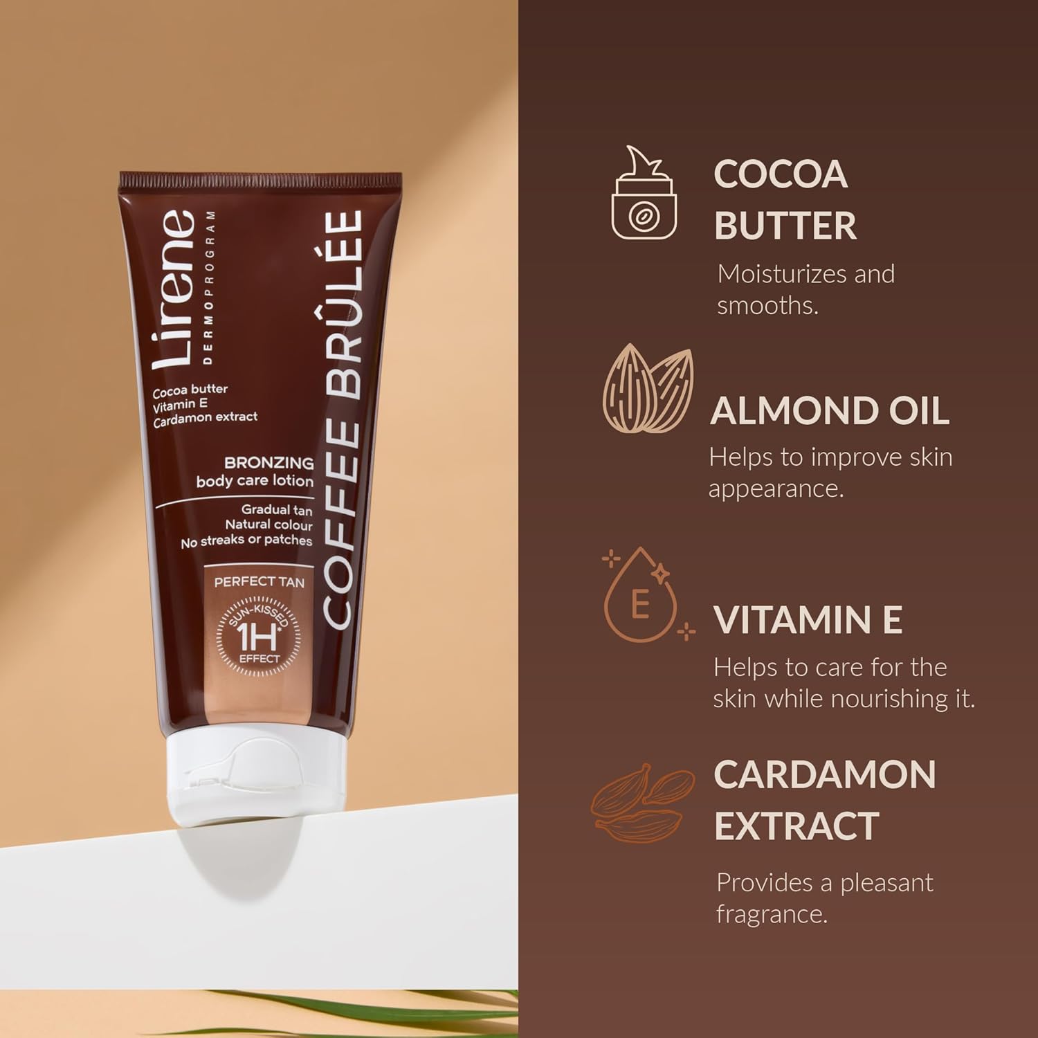 Lirene PERFECT TAN Bronzing body balm COFFEE BRÛLÉE 200 ml